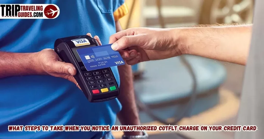 What Steps to Take When You Notice an Unauthorized Cotflt Charge on Your Credit Card